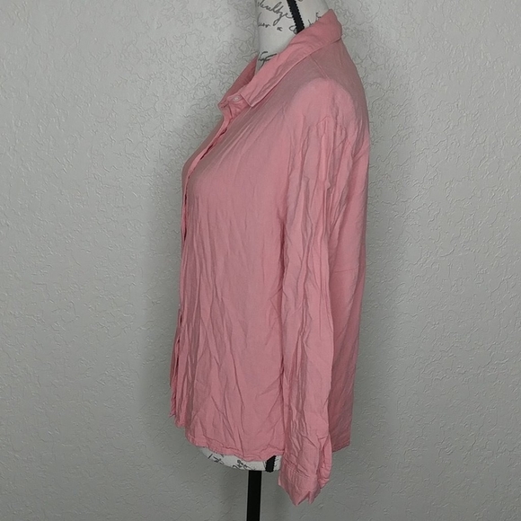 Button Front Shirt Pink Size M - Picture 3 of 3